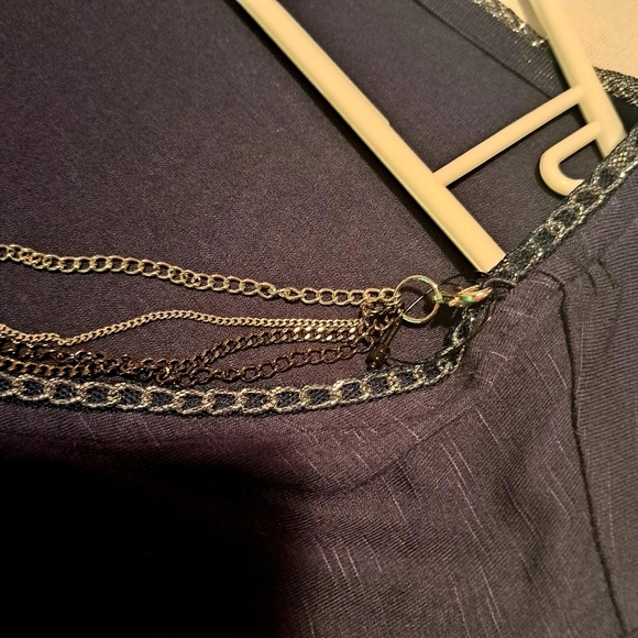 Jennifer Lopez women's size 3X navy tank top, New - Picture 5 of 9